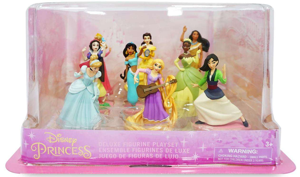 Disney Princess Deluxe 9-Piece PVC Figure Play Set