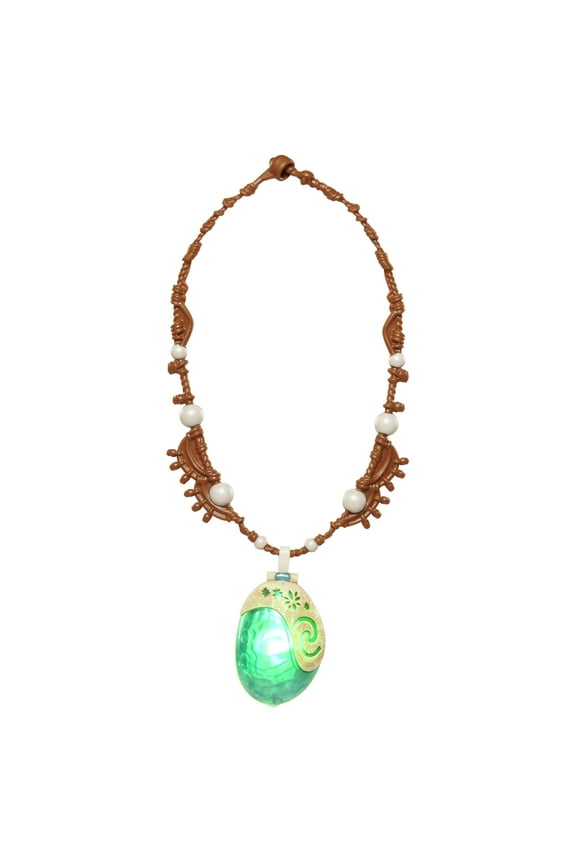 Disney Moana Necklace Light Up Magical Seashell Heart of Te Fiti