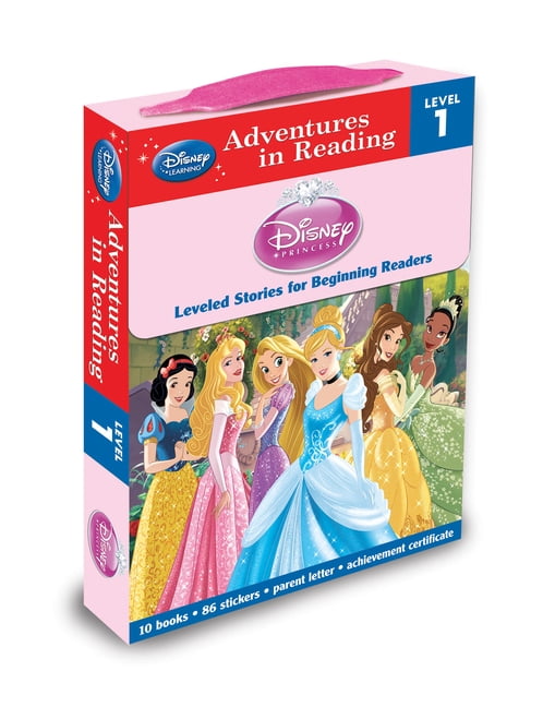 DISNEY BOOKS Disney Princess (Disney Press Unnumbered): Disney Princess: Reading Adventures Disney Princess Level 1 Boxed Set [With 86 Stickers and Parent Letter, and Achievement Certificate] (Box Stk)(Paperback)