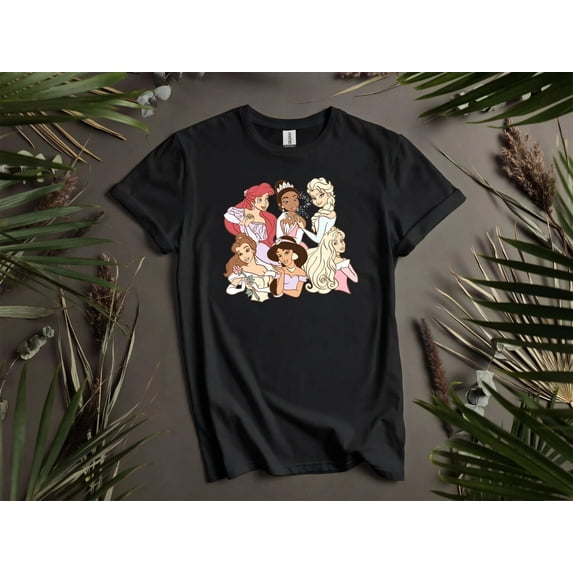 Disney Princess Disneyland Watercolor Splatter Cinderella Castle Magical Kingdom T-Shirt