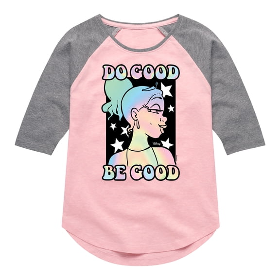 Disney Princess - Do Good Be Good - Toddler & Youth Girls Raglan Graphic T-Shirt
