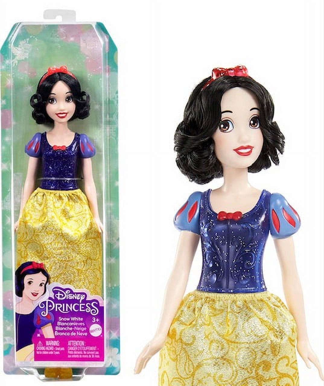 Disney Princess Dolls, New for 2023, Snow White Posable Fashion Doll with Sparkling Clothing and Accessories, Disney Movie Toys - image 1 of 6