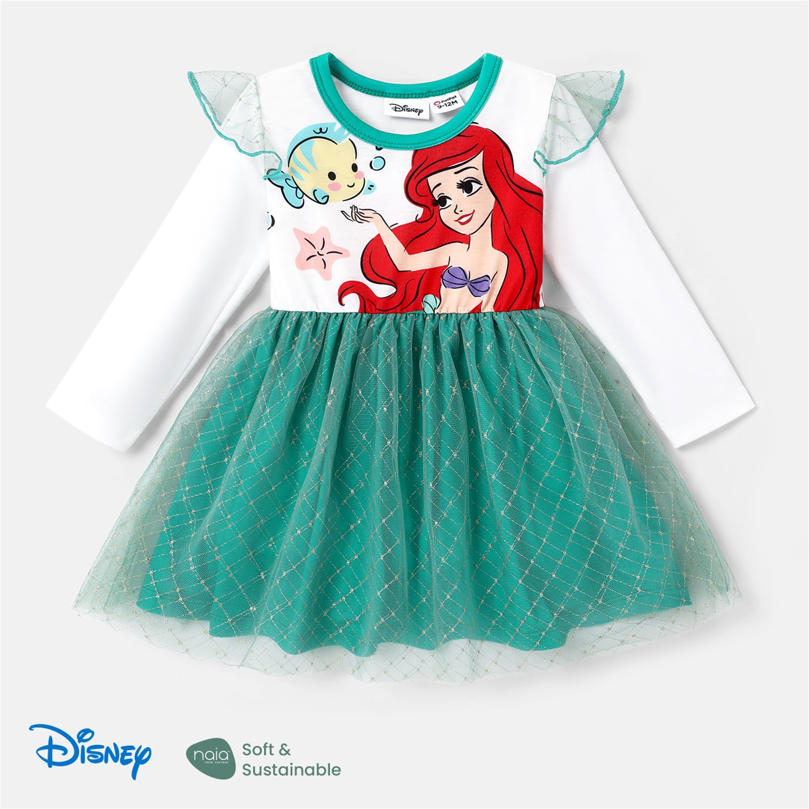 open lace back dress Disguise Girl's Prestige Disney Princess Dress Pretend Play Costume Dr —  Ewirelessgear main image 1