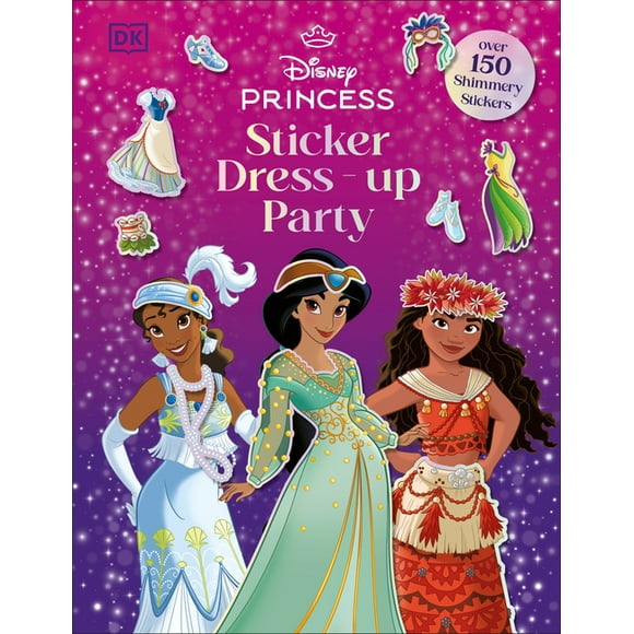 Disney Princess Sticker Dress Up Party, (Paperback)