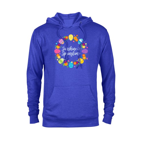 Disney Princess Easter Eggs Flowers Sunshine & Springtime - Pullover Hoodie for Adults - Customized-Royal
