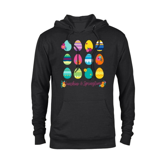 Disney Princess Easter Sunshine and Springtime - Pullover Hoodie for Adults - Customized-Black