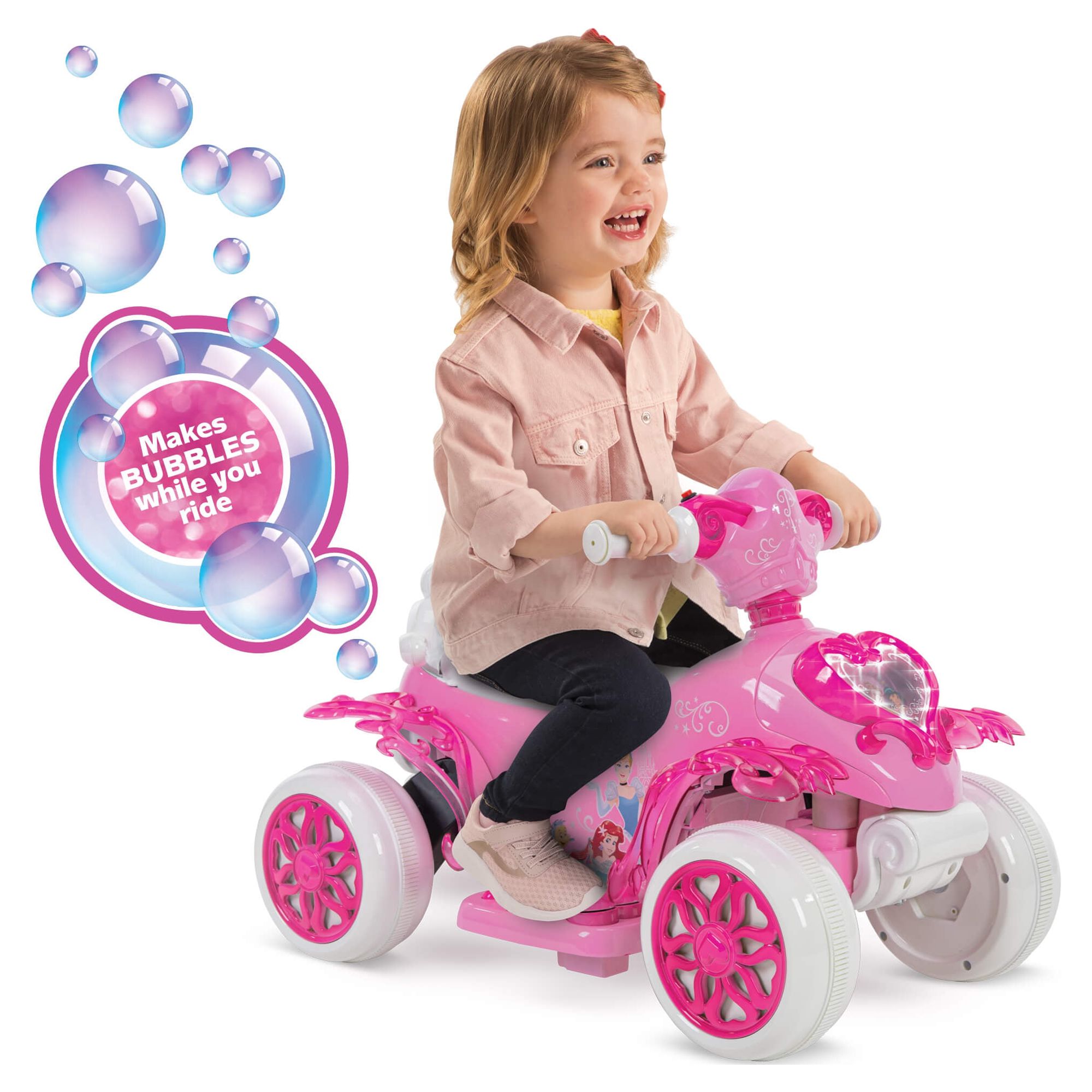 Disney Princess Royal Horse and Carriage Girls 6V RideOn Toy, Ages 3