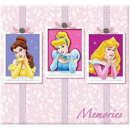 Disney Princess Embossed Postbound Album 12"X12"-Portrait