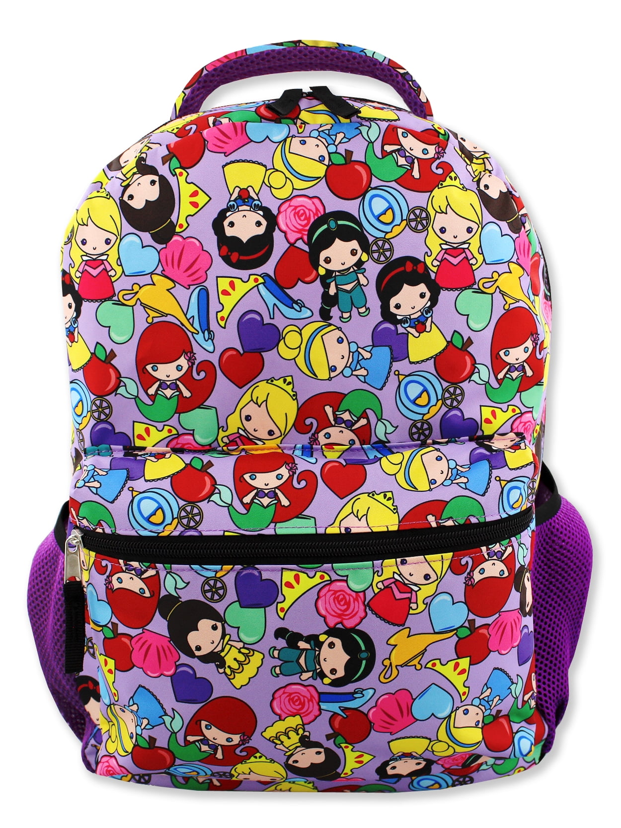 Disney Princess w/ Snow White Girls School Backpack Lunch Box Book Bag SET  Kids