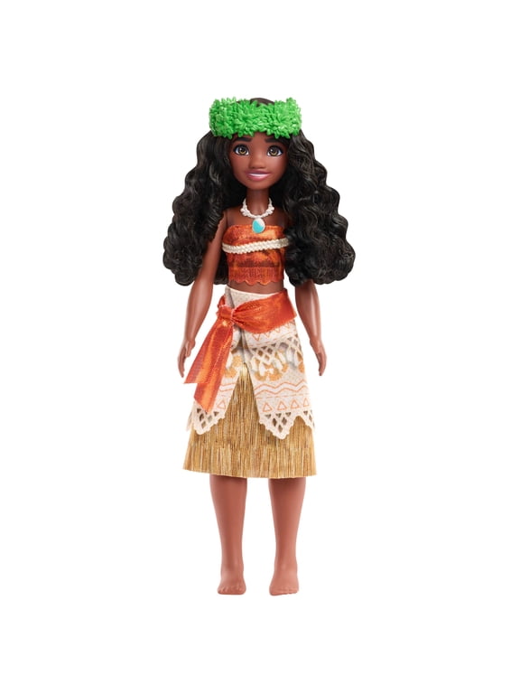 Disney Princess Enchanted Stories Moana Fashion Doll with Sparkling Outfit & Accessories, Posable