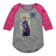 thumbnail image 1 of Disney Princess - Evil Queen - Toddler & Youth Girls Raglan Graphic T-Shirt, 1 of 4