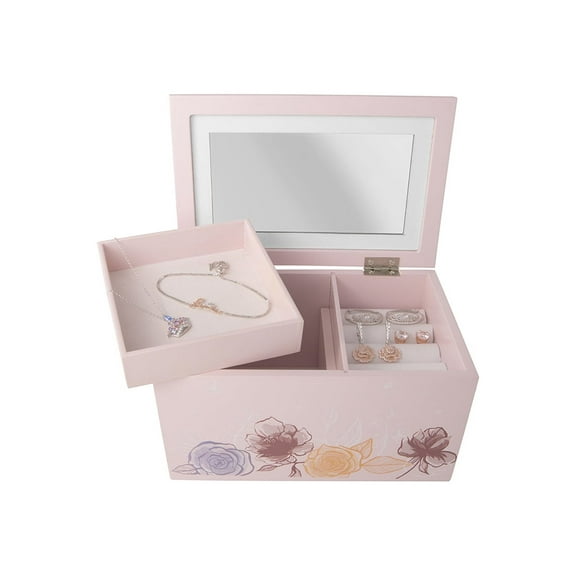 Disney Princess Expect Magical Things Pink Adult/Tween Jewelry Wood Box Jewelry Organizer made, Officially Licensed