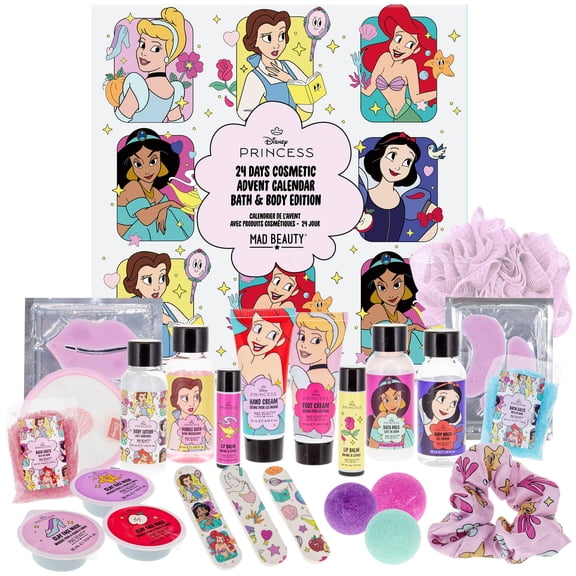 Disney Princess Express Yourself Bath & Body Advent 24 days