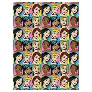 Disney Princess Faces Blanket 60x80
