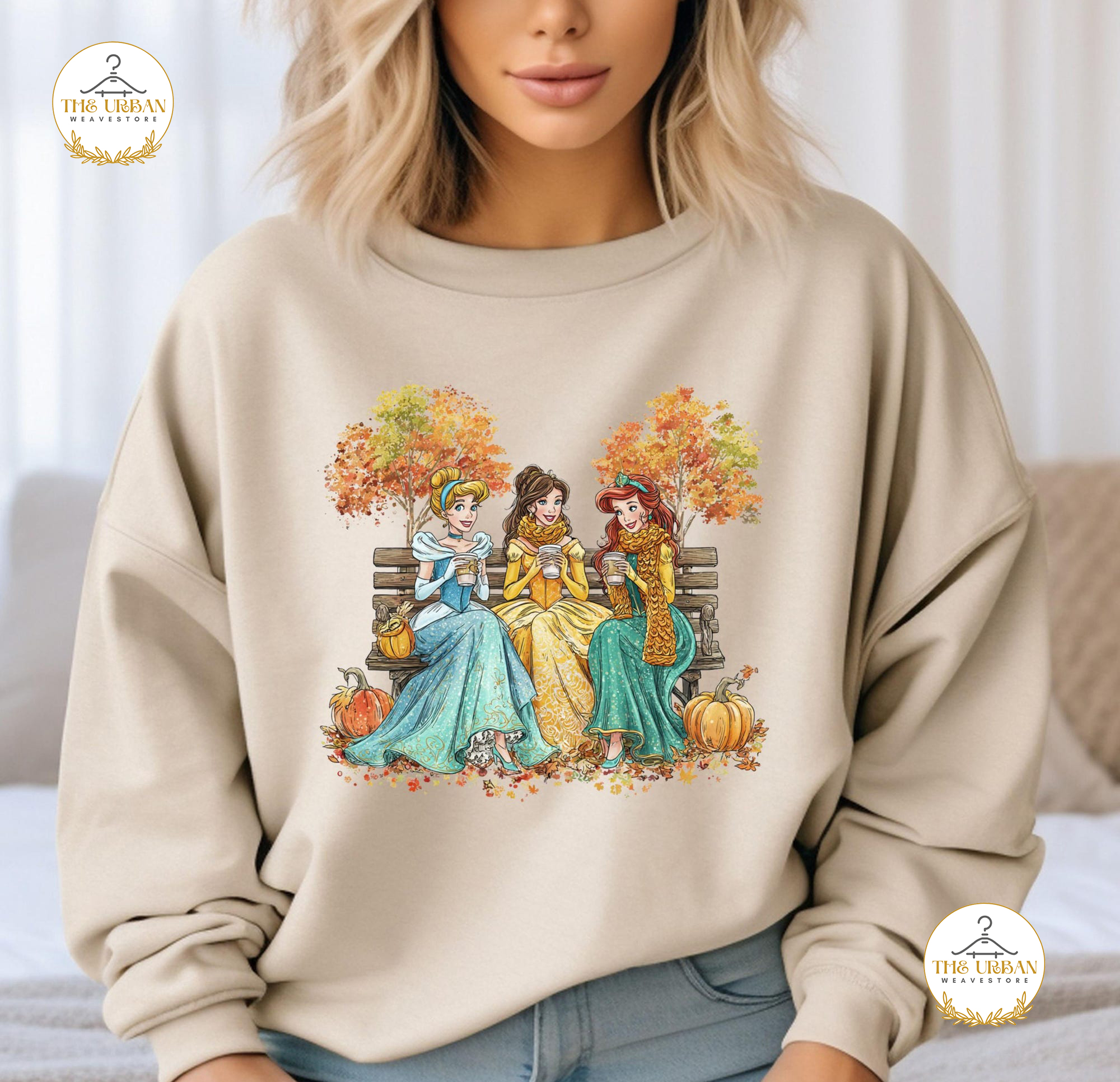 Disney Princess Fall T-shirt Disney Princess T-shirt Princess Autumn T ...