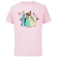 thumbnail image 1 of Disney Princess Falling for Apple Picking - Short Sleeve Cotton T-Shirt for Adults - Customized-Soft Pink, 1 of 5