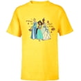 thumbnail image 1 of Disney Princess Falling for Apple Picking - Short Sleeve T-Shirt for Kids - Customized-Yellow, 1 of 5