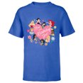 thumbnail image 1 of Disney Princess Family Heart Bro of the Birthday Girl - Short Sleeve T-Shirt for Kids - Customized-Royal, 1 of 5