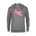 thumbnail image 1 of Disney Princess Family Heart Sis of the Birthday Kid - Pullover Hoodie for Adults - Customized-Athletic Heather, 1 of 5