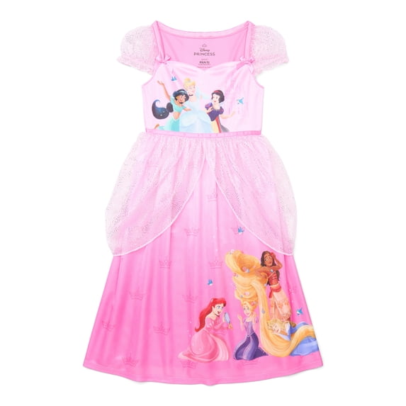 Disney Girls Princess Fantasy Dress Gown, Sizes 4-12