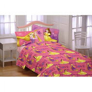 Disney Princess Flannel Sheet Set