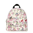 thumbnail image 1 of Disney Princess Floral Print Women’s Mini Backpack Beige Pink, 1 of 4