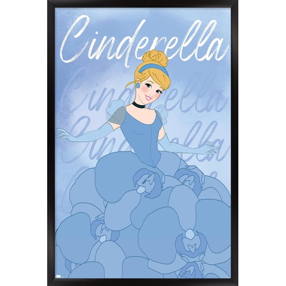 Disney Princess: Flower Senses - Cinderella Wall Poster, 22.375" x 34" Framed