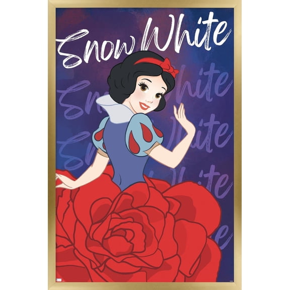 Disney Princess: Flower Senses - Snow White Wall Poster, 14.725" x 22.375" Framed