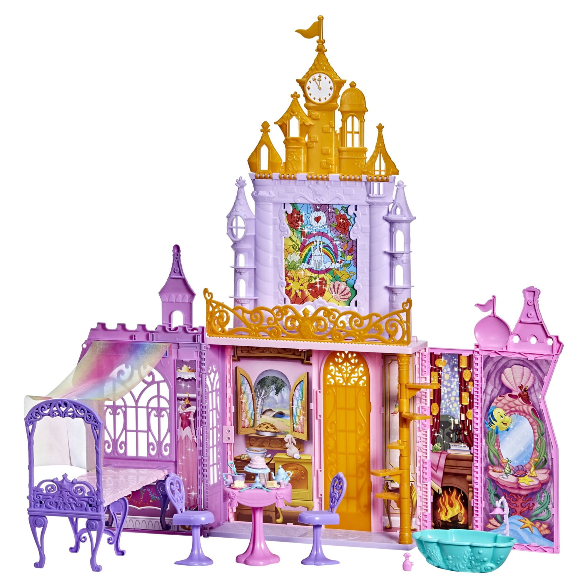 Black Pink Birthday Dollhouse, 21 pages princess