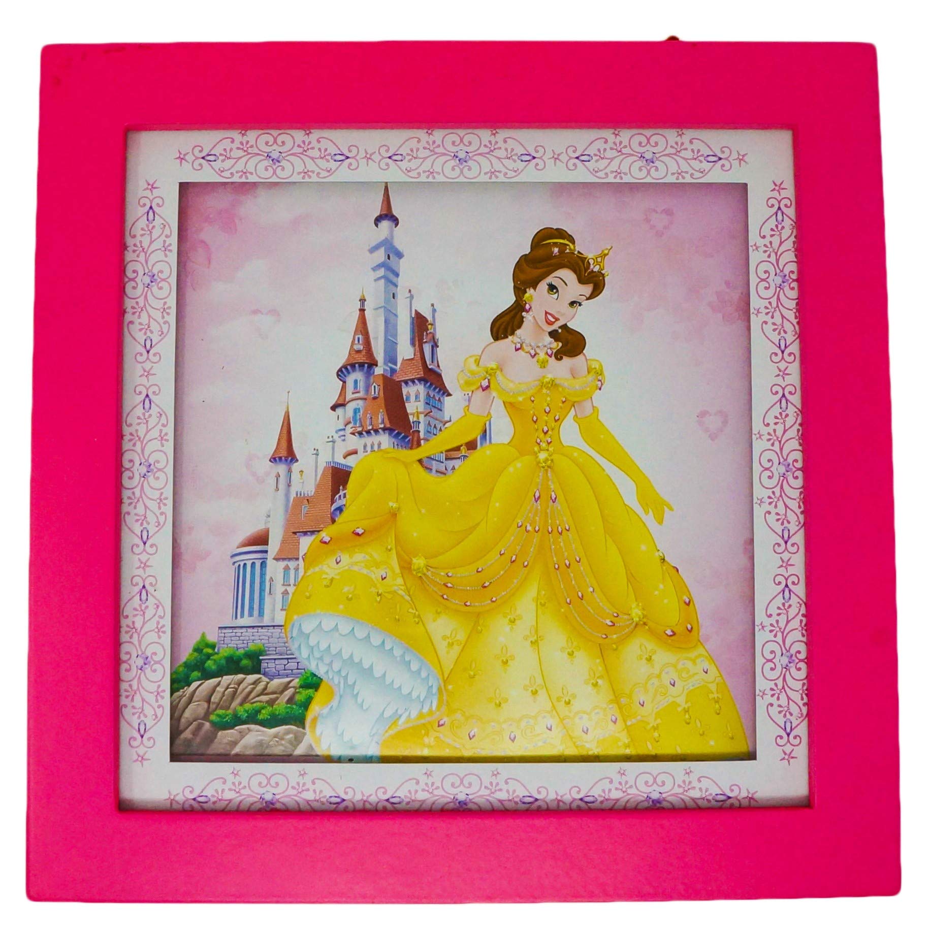 Disney Princess Framed Wall Art 10x10, Belle