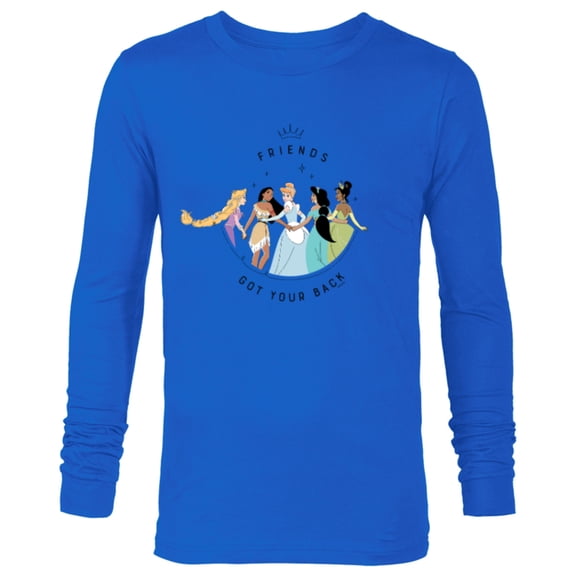 Disney Princess Friends Got Your Back - Long Sleeve T-Shirt for Men - Customized-Navy