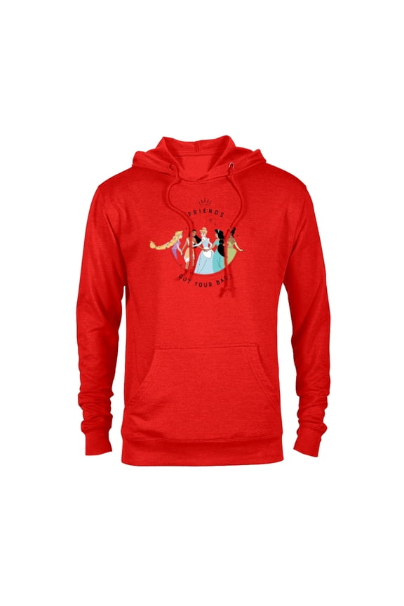 Princess Friends Got Your Back - Pullover Hoodie for Adults - Customized-Red
