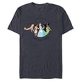 thumbnail image 1 of Disney Princess Friends Got Your Back - Short Sleeve Blended T-Shirt for Adults - Customized-Navy Heather, 1 of 5