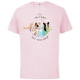 thumbnail image 1 of Disney Princess Friends Got Your Back - Short Sleeve Cotton T-Shirt for Adults - Customized-Soft Pink, 1 of 5