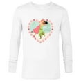 thumbnail image 1 of Disney Princess Frog Tiana Charlotte Friends Do Right Bayou - Long Sleeve T-Shirt for Men - Customized-White, 1 of 5
