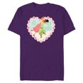thumbnail image 1 of Disney Princess Frog Tiana Charlotte Friends Do Right Bayou - Short Sleeve Blended T-Shirt for Adults - Customized-Purple, 1 of 5
