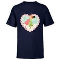 thumbnail image 1 of Disney Princess Frog Tiana Charlotte Friends Do Right Bayou - Short Sleeve T-Shirt for Kids - Customized-Navy, 1 of 5
