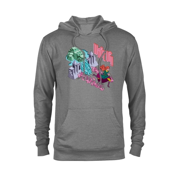 Disney Princess Frozen Anna & Marshmallow Wake-Up! - Pullover Hoodie for Adults - Customized-Athletic Heather