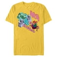 thumbnail image 1 of Disney Princess Frozen Anna & Marshmallow Wake-Up! - Short Sleeve Blended T-Shirt for Adults - Customized-Yellow, 1 of 5
