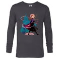 thumbnail image 1 of Disney Princess Frozen Anna Wander Often Autumn - Long Sleeve T-Shirt for Men - Customized-Charcoal Heather, 1 of 5