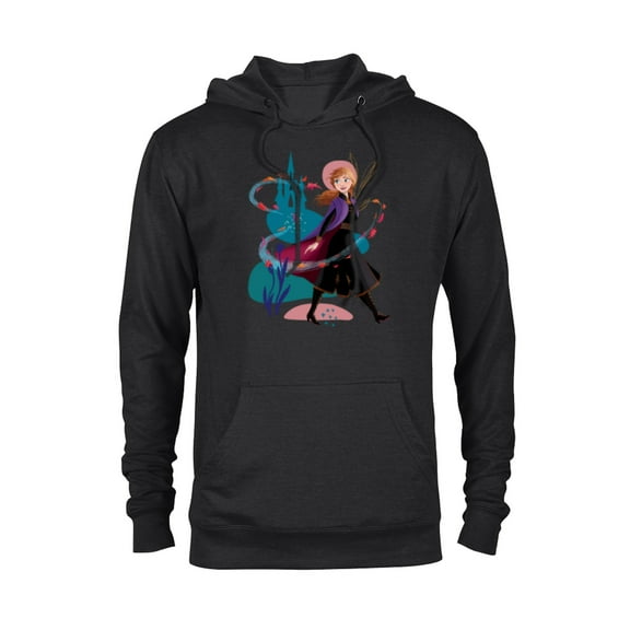 Disney Princess Frozen Anna Wander Often Autumn - Pullover Hoodie for Adults - Customized-Black