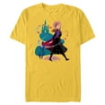 thumbnail image 1 of Disney Princess Frozen Anna Wander Often Autumn - Short Sleeve Blended T-Shirt for Adults - Customized-Yellow, 1 of 5