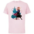 thumbnail image 1 of Disney Princess Frozen Anna Wander Often Autumn - Short Sleeve Cotton T-Shirt for Adults - Customized-Soft Pink, 1 of 5