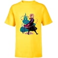thumbnail image 1 of Disney Princess Frozen Anna Wander Often Autumn - Short Sleeve T-Shirt for Kids - Customized-Yellow, 1 of 5