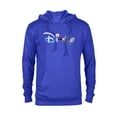 thumbnail image 1 of Disney Princess Frozen Characters Elsa Anna Olaf Disney Logo - Pullover Hoodie for Adults - Customized-Navy, 1 of 5