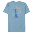 thumbnail image 1 of Disney Princess Frozen Elsa A Naturally Magical Season Fall - Short Sleeve Blended T-Shirt for Adults - Customized-Ocean Blue, 1 of 5