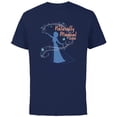 thumbnail image 1 of Disney Princess Frozen Elsa A Naturally Magical Season Fall - Short Sleeve Cotton T-Shirt for Adults - Customized-Navy, 1 of 5