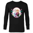 thumbnail image 1 of Disney Princess Frozen Elsa and Anna Easter Spring Flowers - Long Sleeve T-Shirt for Men - Customized-Black, 1 of 5