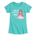 thumbnail image 1 of Disney Princess - Full Of Christmas Cheer Ariel - Toddler Girls Short Sleeve T-Shirt, 1 of 3