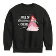 thumbnail image 1 of Disney Princess - Full Of Christmas Cheer Ariel - Youth Crew Fleece Sweatshirt, 1 of 4